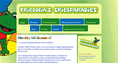 Desktop Screenshot of friedolins-spielparadies.de